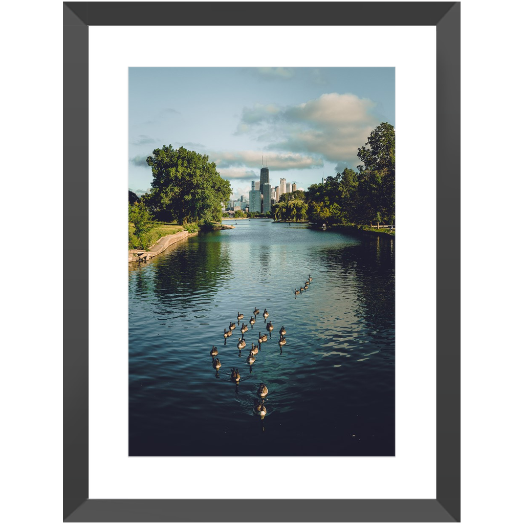 Just Ducky, Fullerton Avenue and Lake Shore Drive, Chicago photograph by Eric Petersen