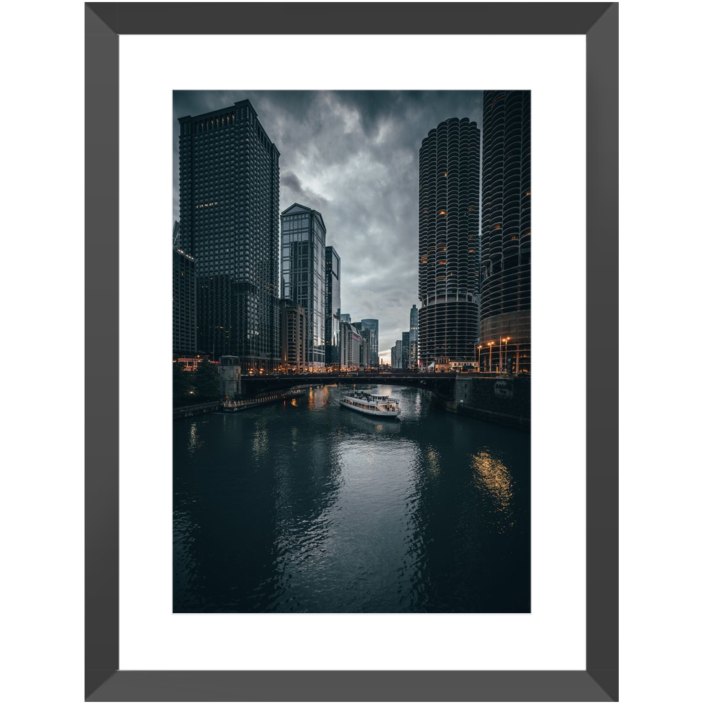 October Glow, Chicago River, Chicago photograph by Eric Petersen