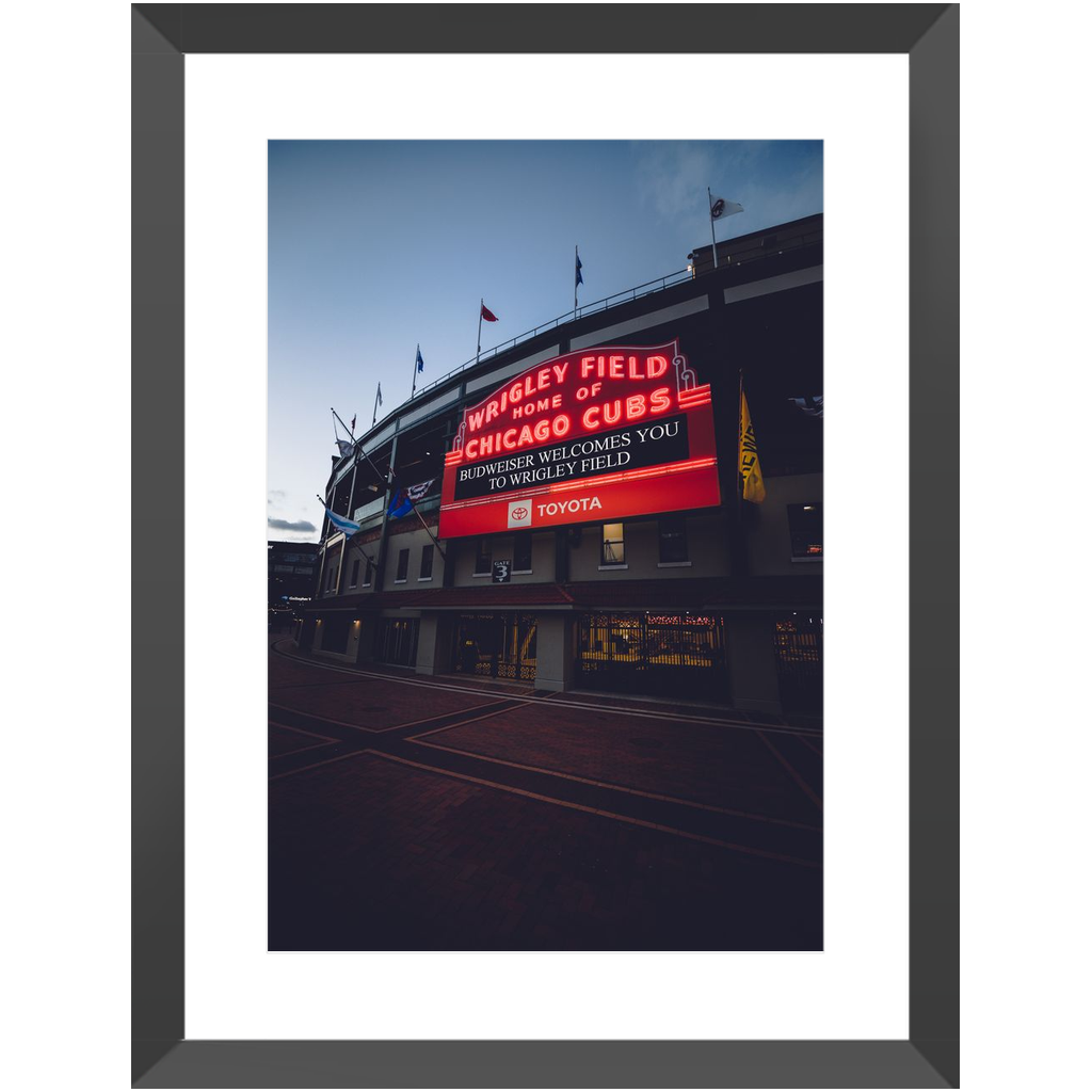 Wrigley at Night, Wrigleyville, Chicago photograph by Eric Petersen